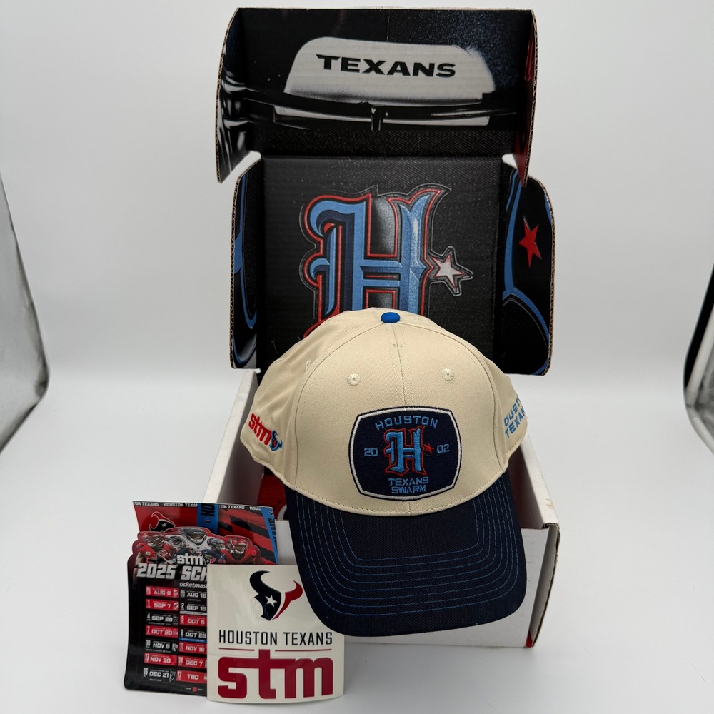 Houston Texans STM Season Ticket Member Exclusive Vintage Inspired Snapback Cap